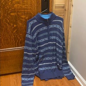 Izod 1/4 zip sweater